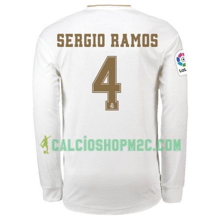Real Madrid Sergio Ramos 4 Maglia Prima 2019/2020 Manica Lunga